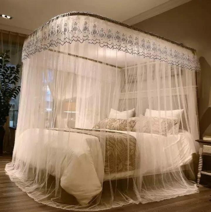 2 stand mosquito net with rails