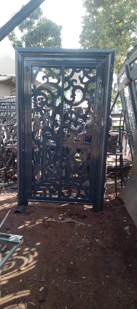 Designer steel doors