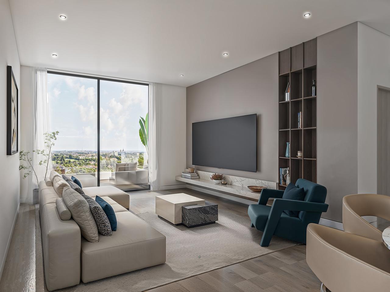Modern residential apartments