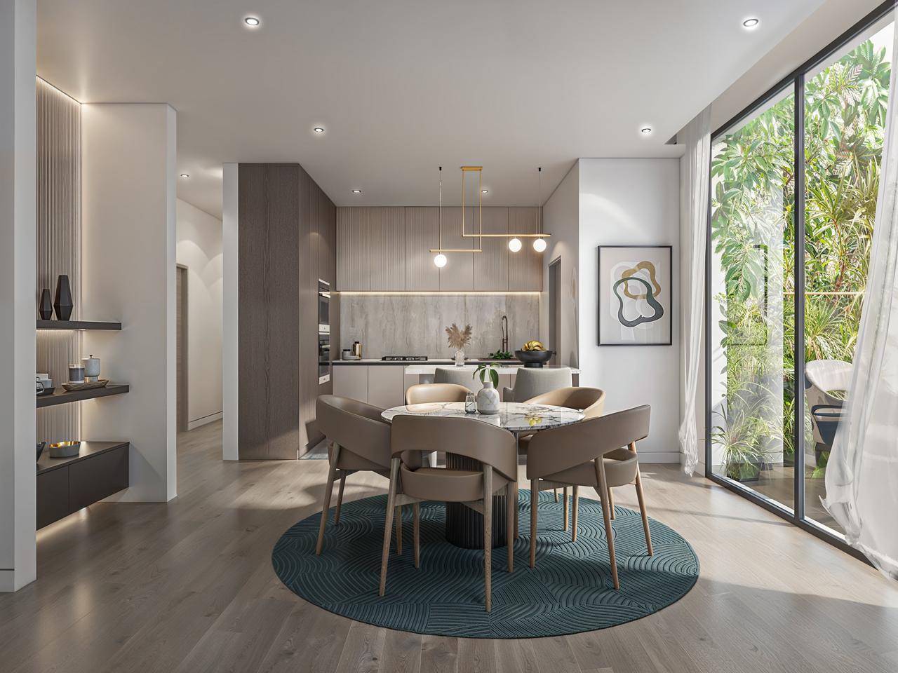 Modern residential apartments