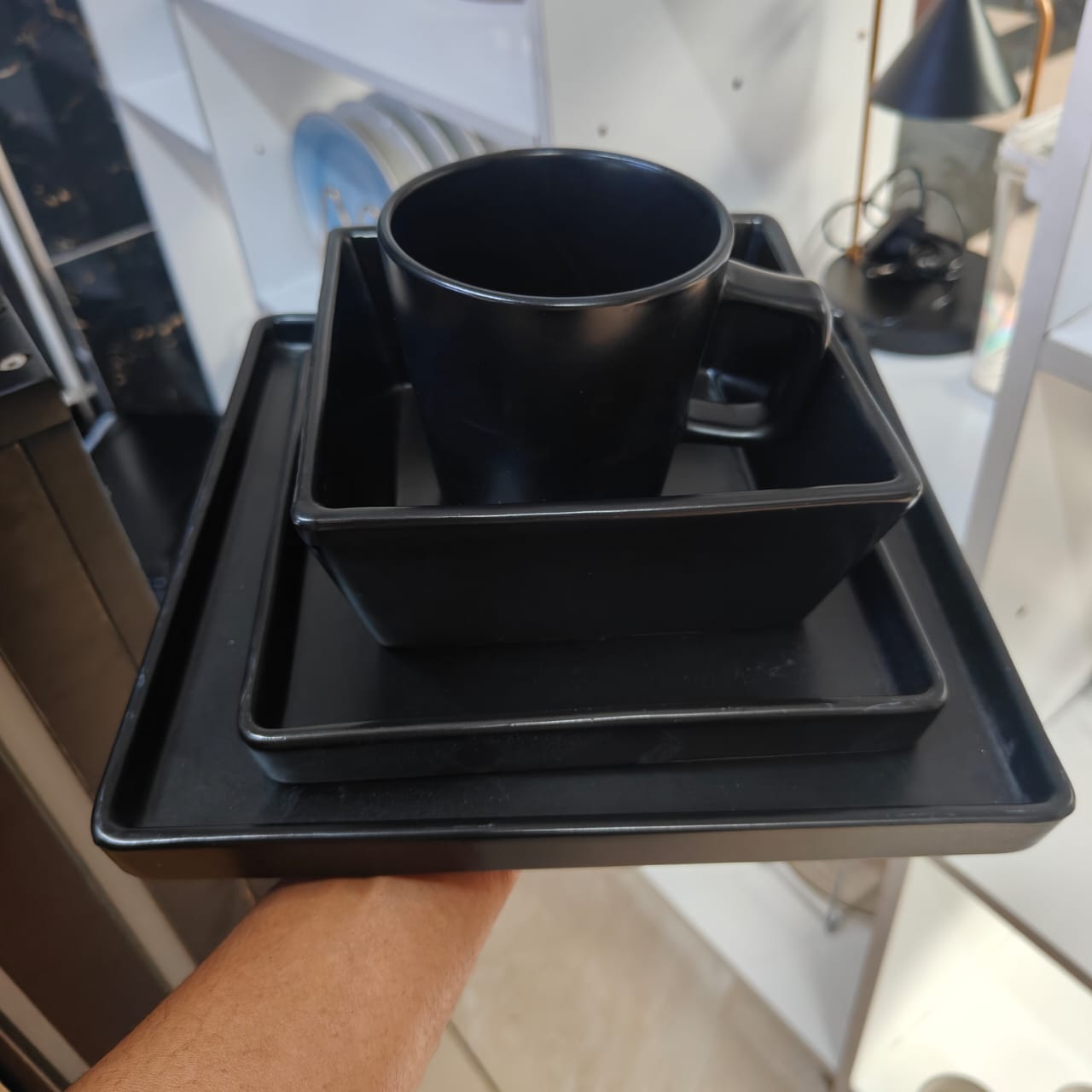 24 pieces European ceramic dinner set