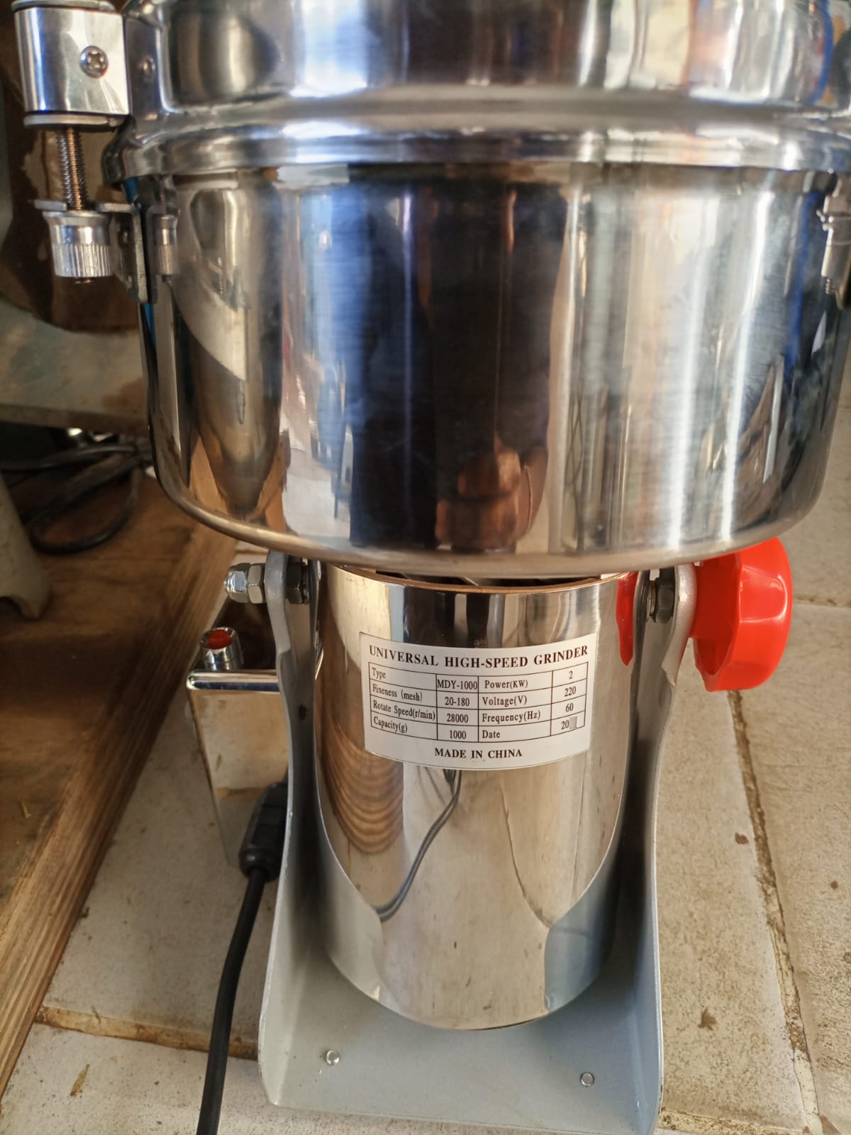 Grinding machine