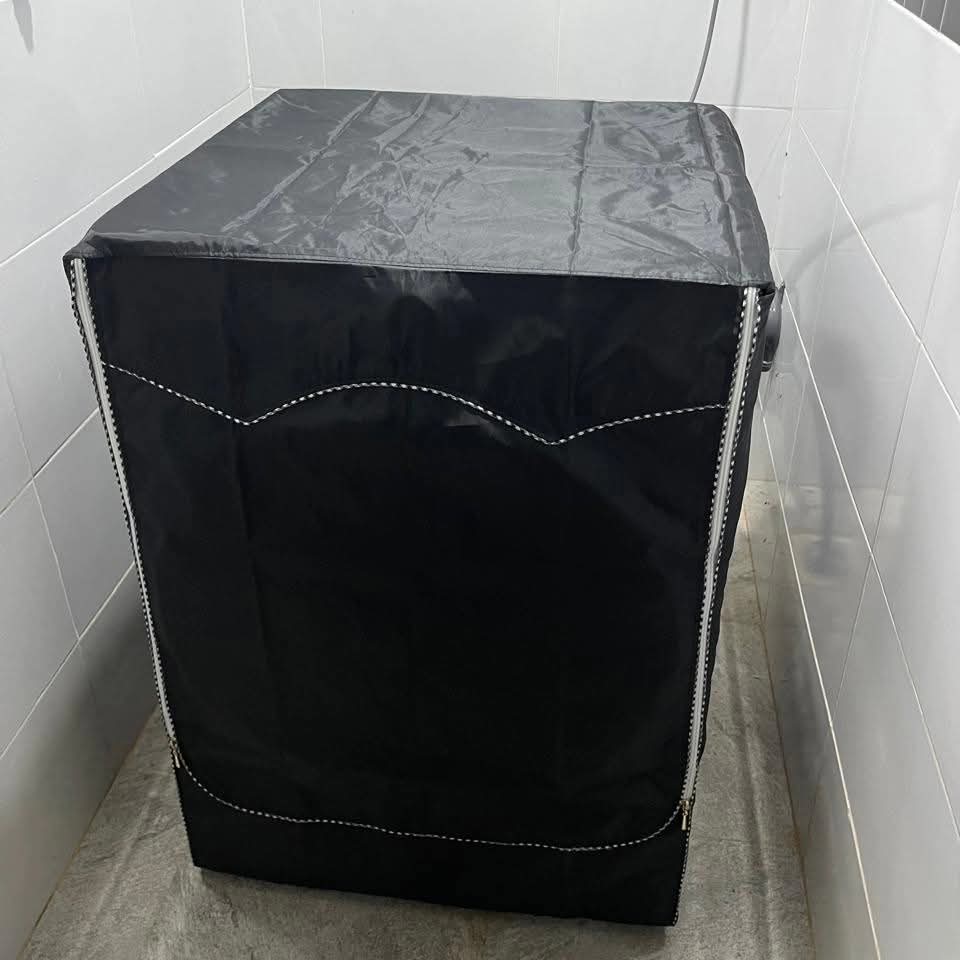 Black Washing machine cover