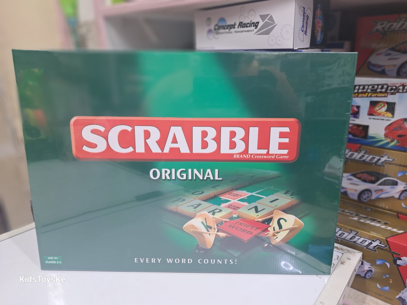 Scrabble board game