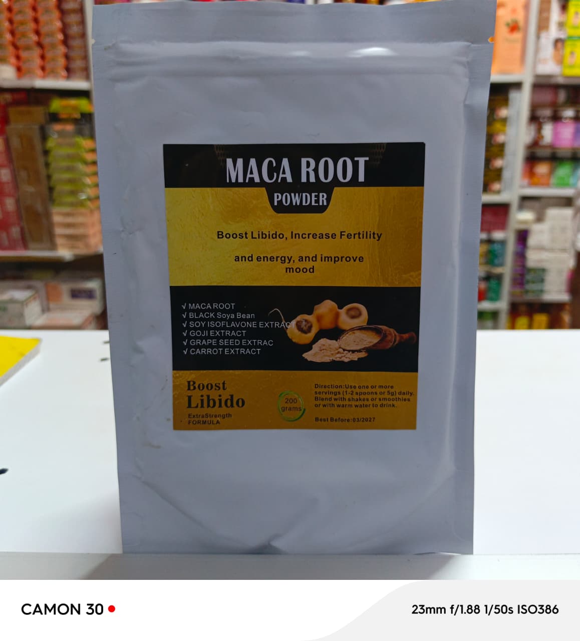 Macca libido booster
