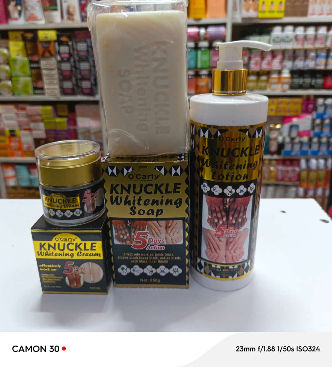 Knuckles remover whitening set