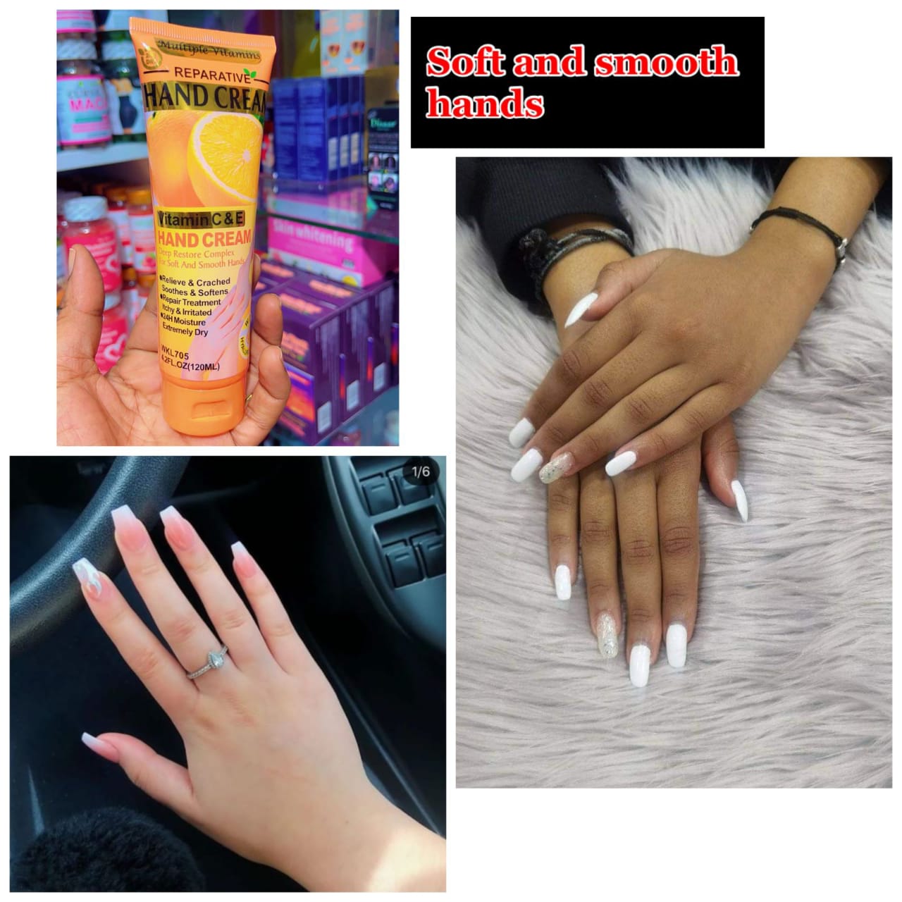 Soft and smooth handcreams