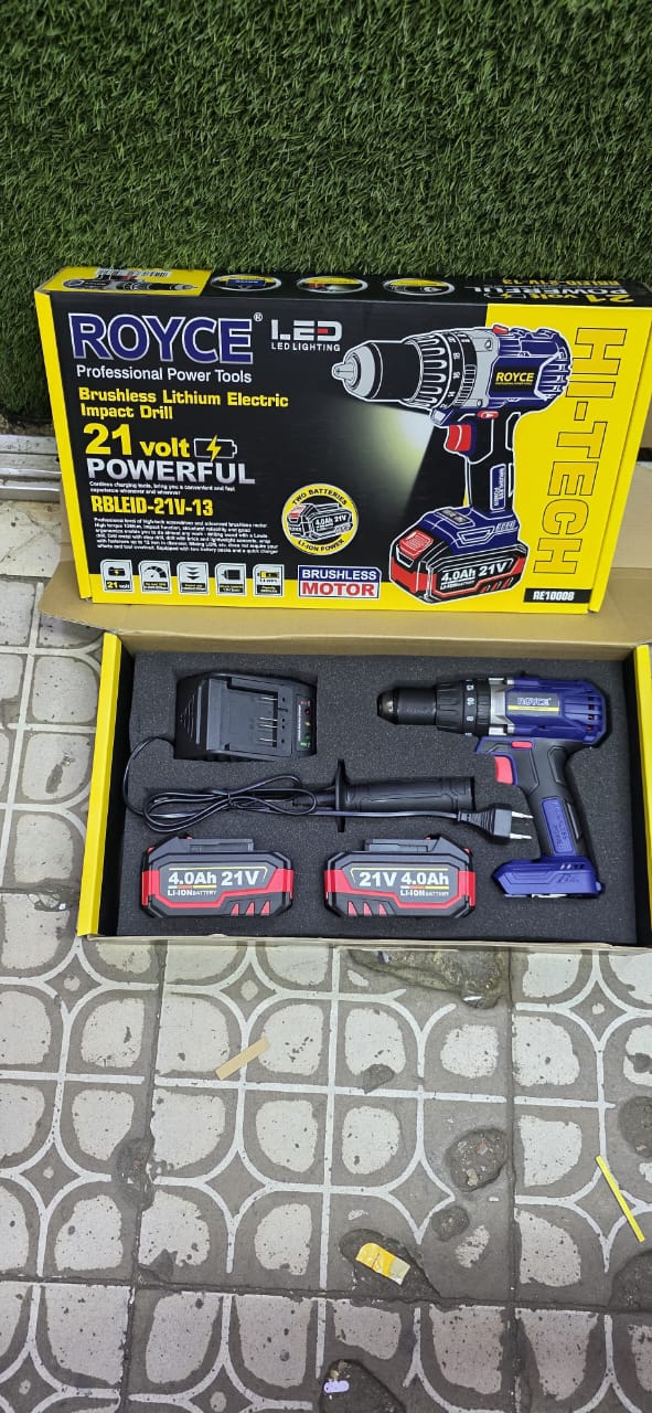 Cordless brushes drill