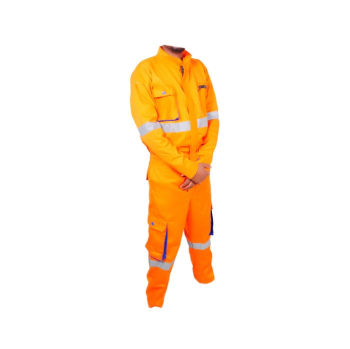 Orange reflective overall