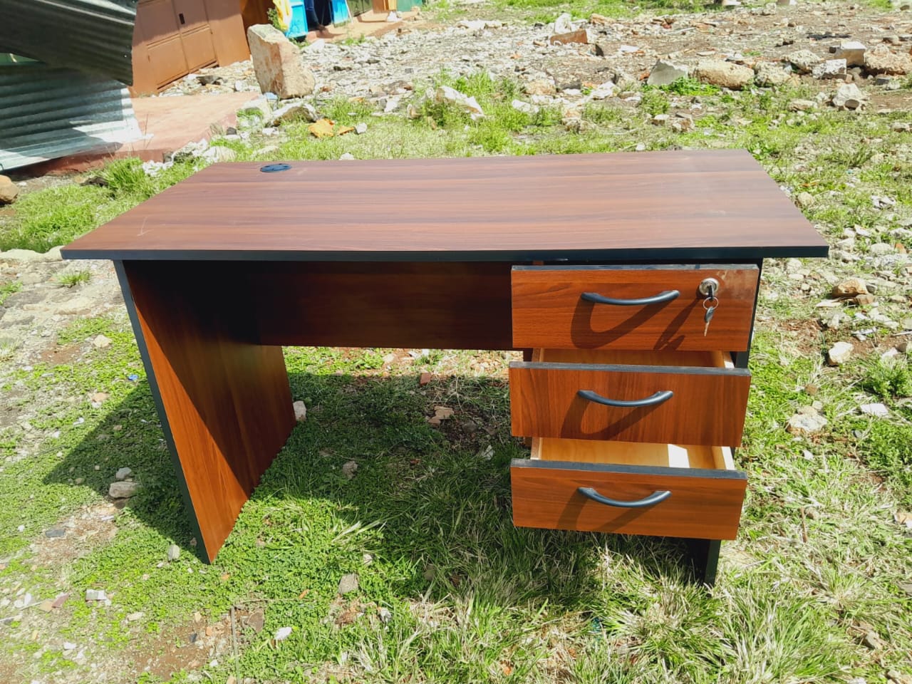 Dark walnut design table
