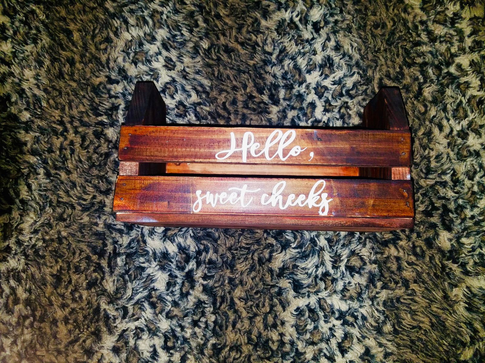Rustic box holder