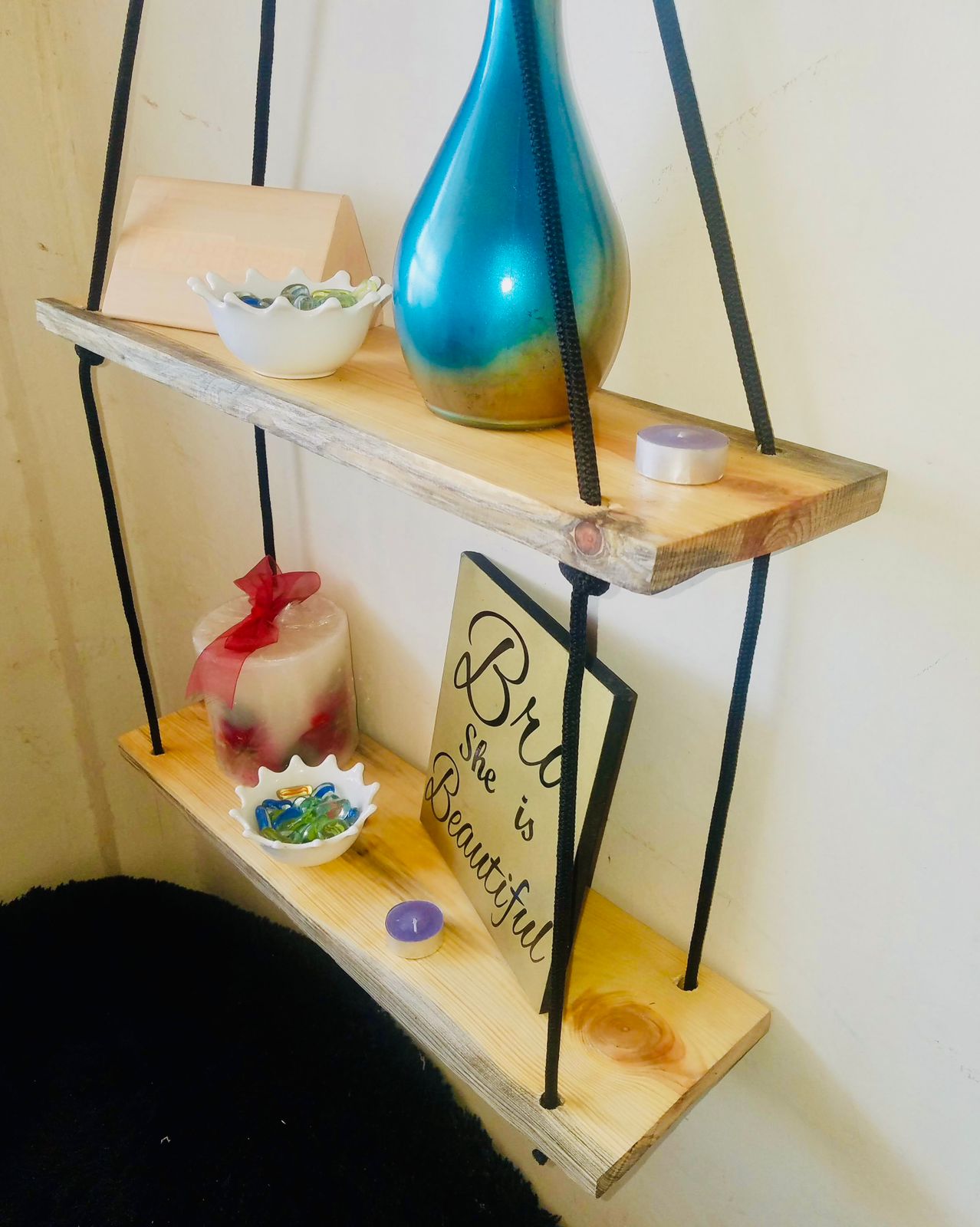 Customized rope shelves