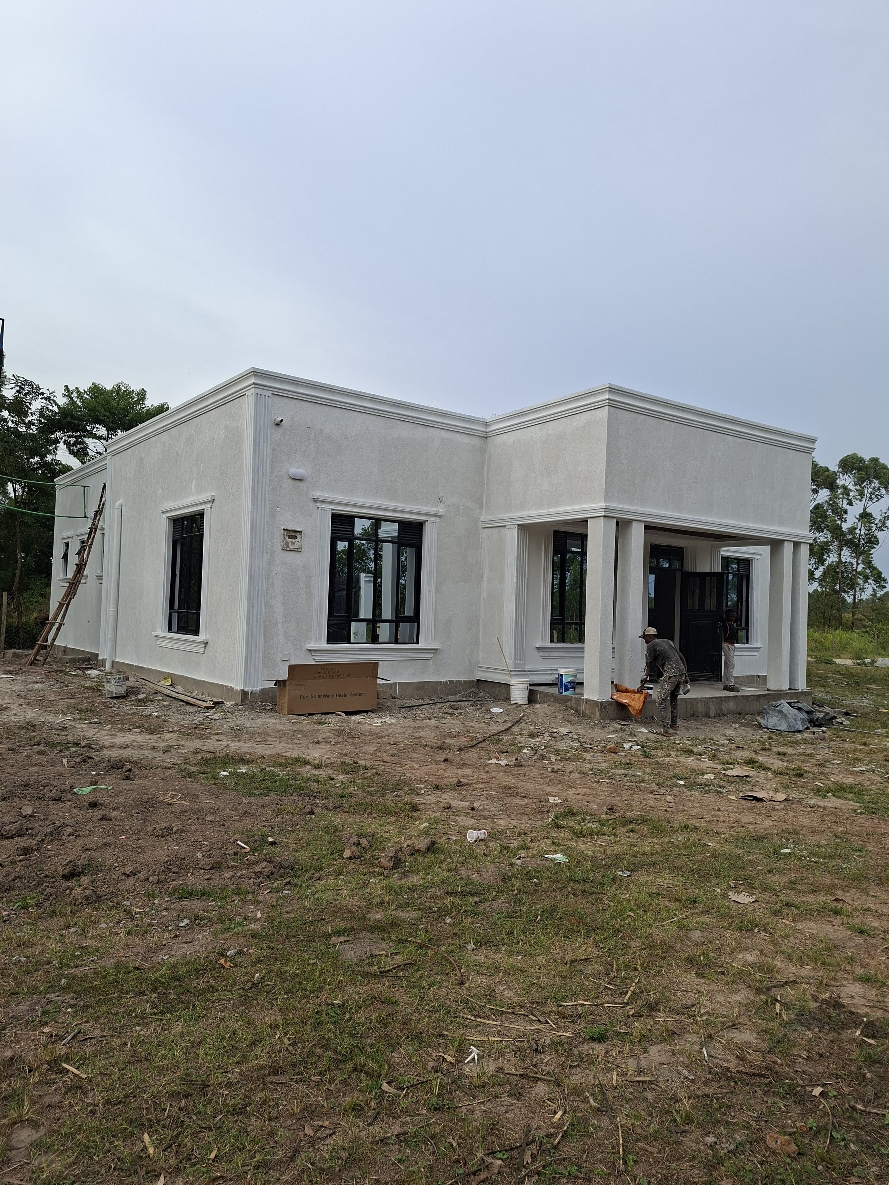 Construction of modern hidden roofing