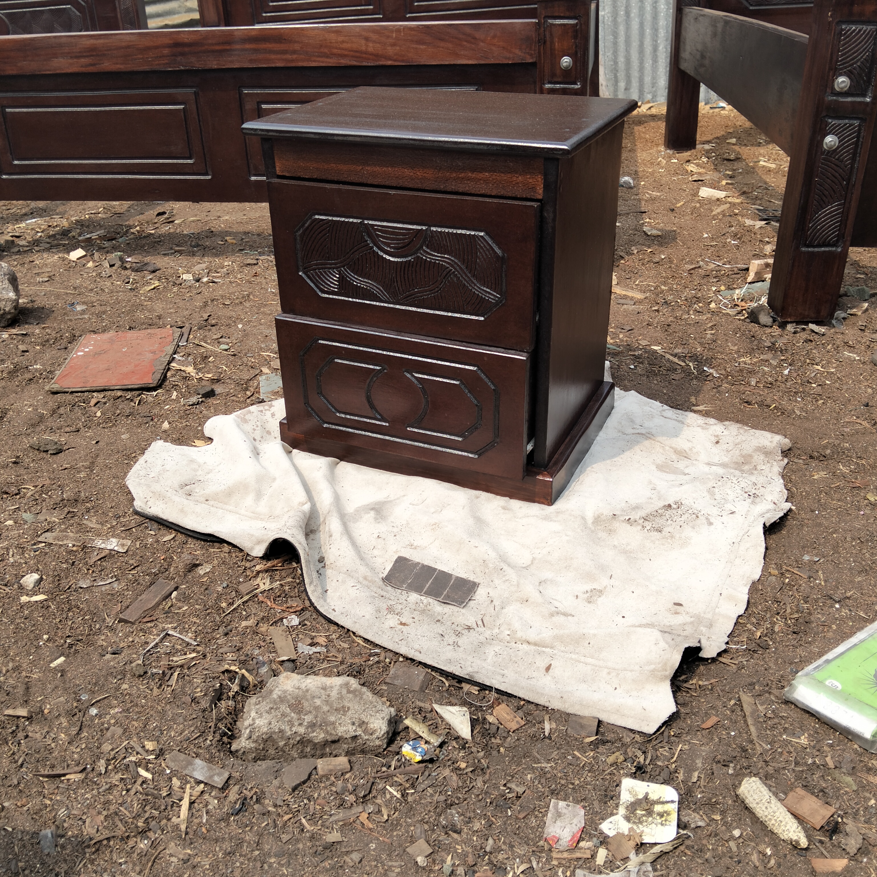 Classic Wooden Bedside Cabinet