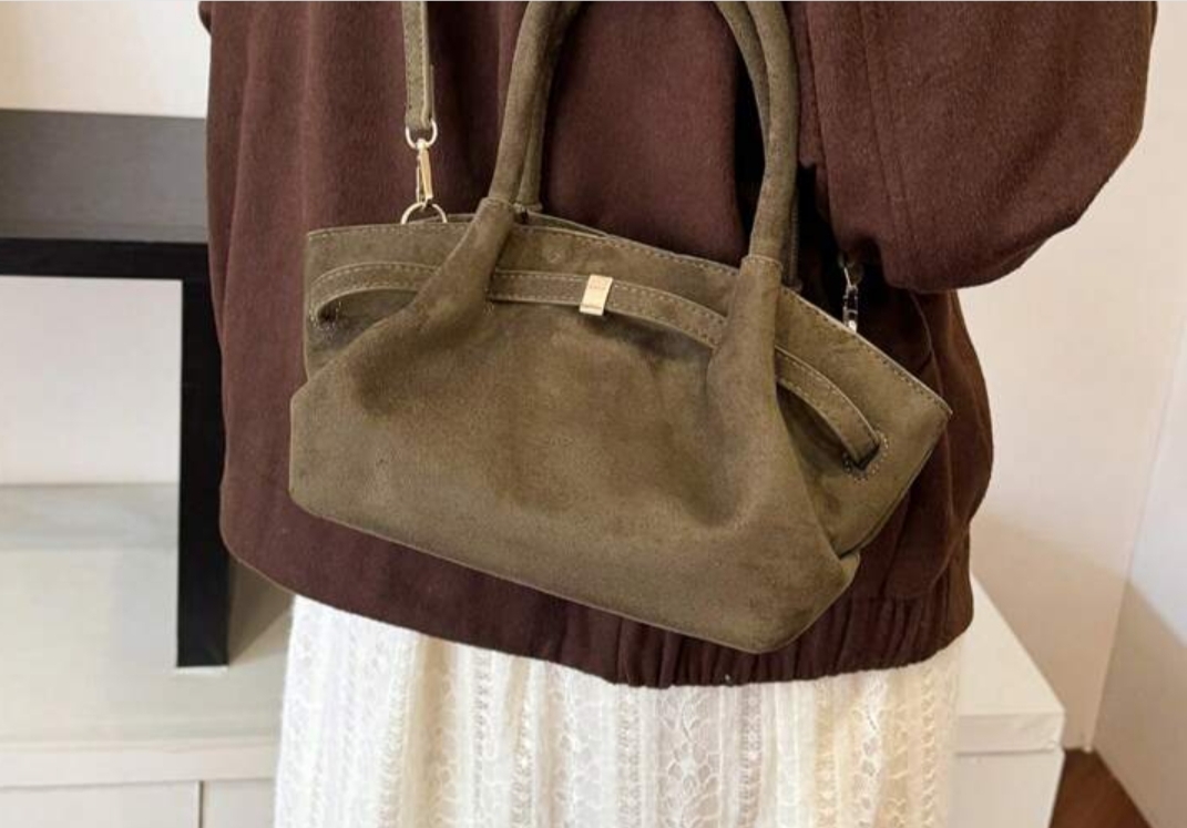 Velvet tote bag