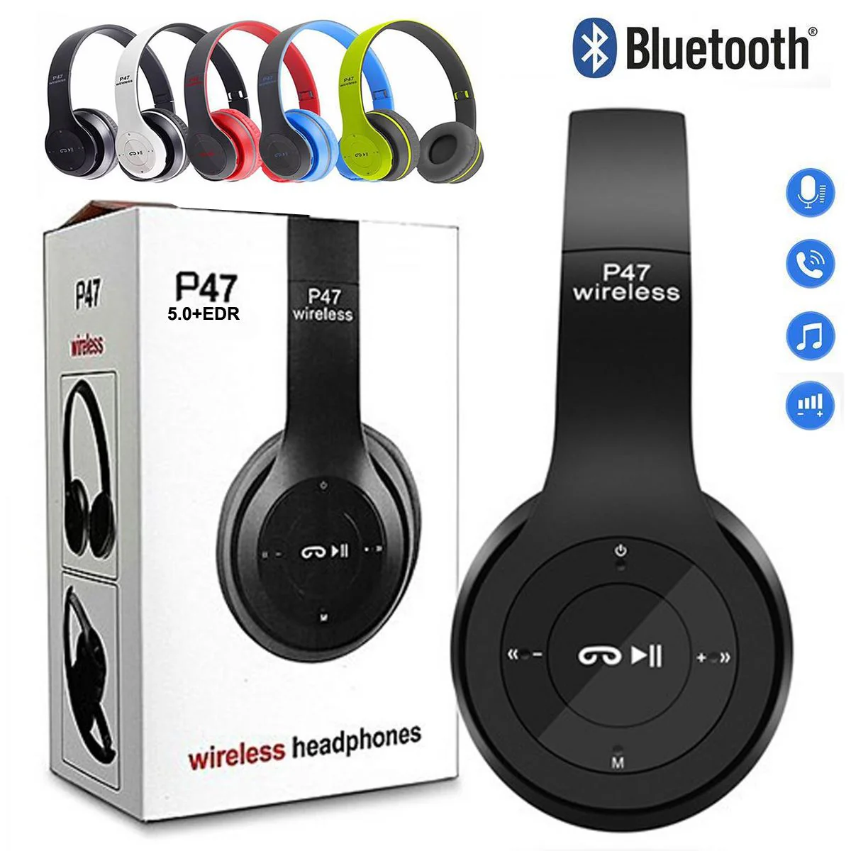 P47 wireless headphones