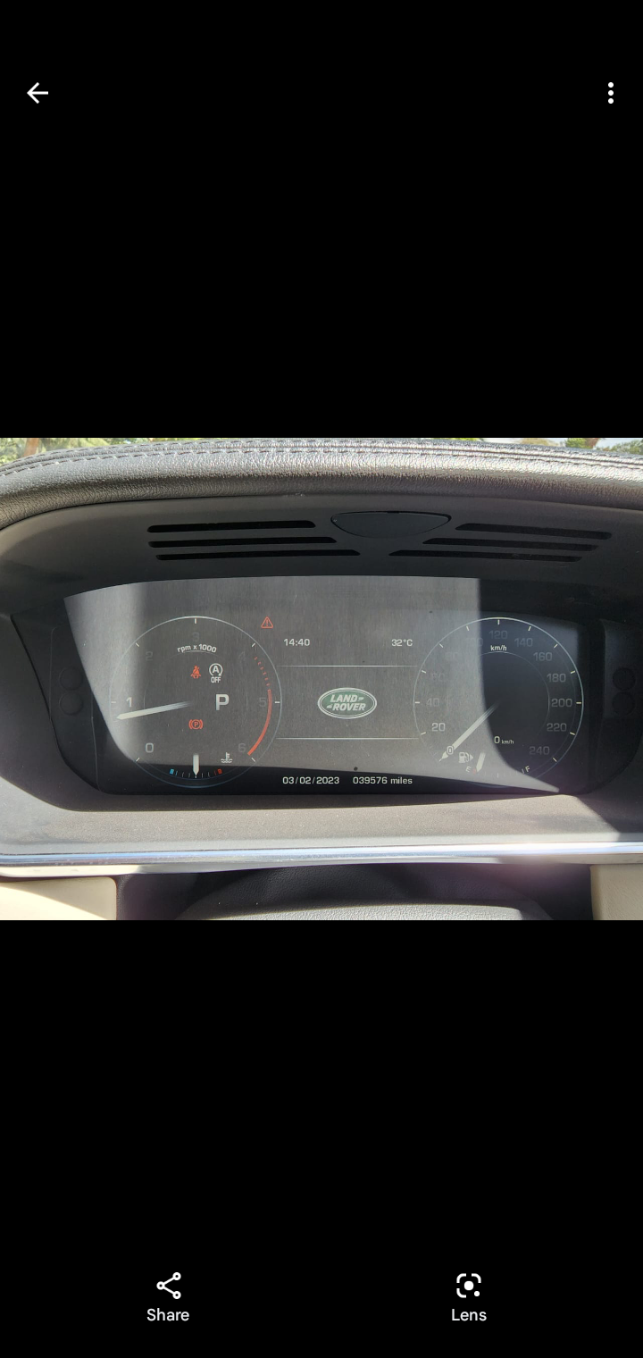 Range Rover autobiography