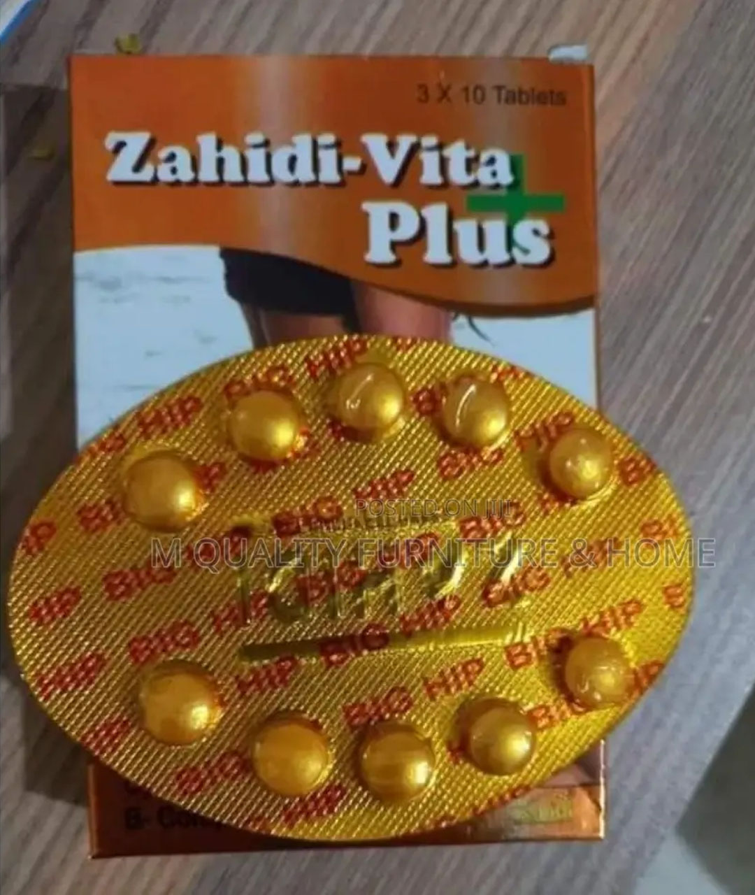Zahidi vita plus pills butt & Hips enlargement