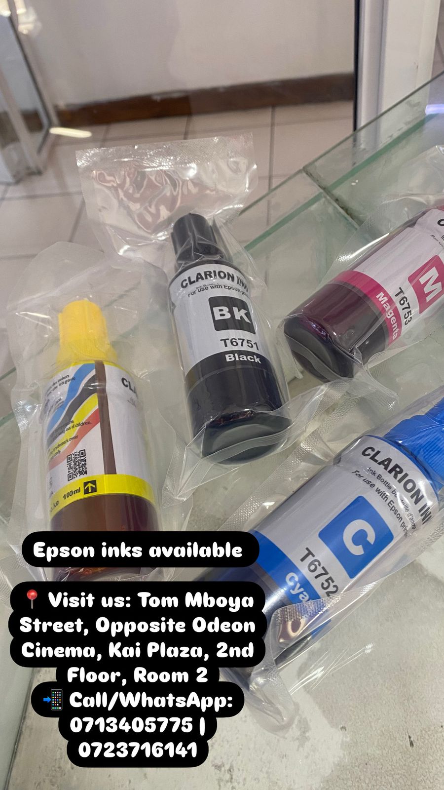 Clarion & Clarity Printer Inks 100ml: Vibrant, High-Quality Printing for Every Need