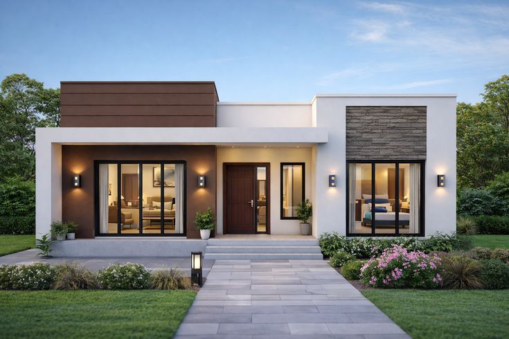 Construction of Hidden roofing design