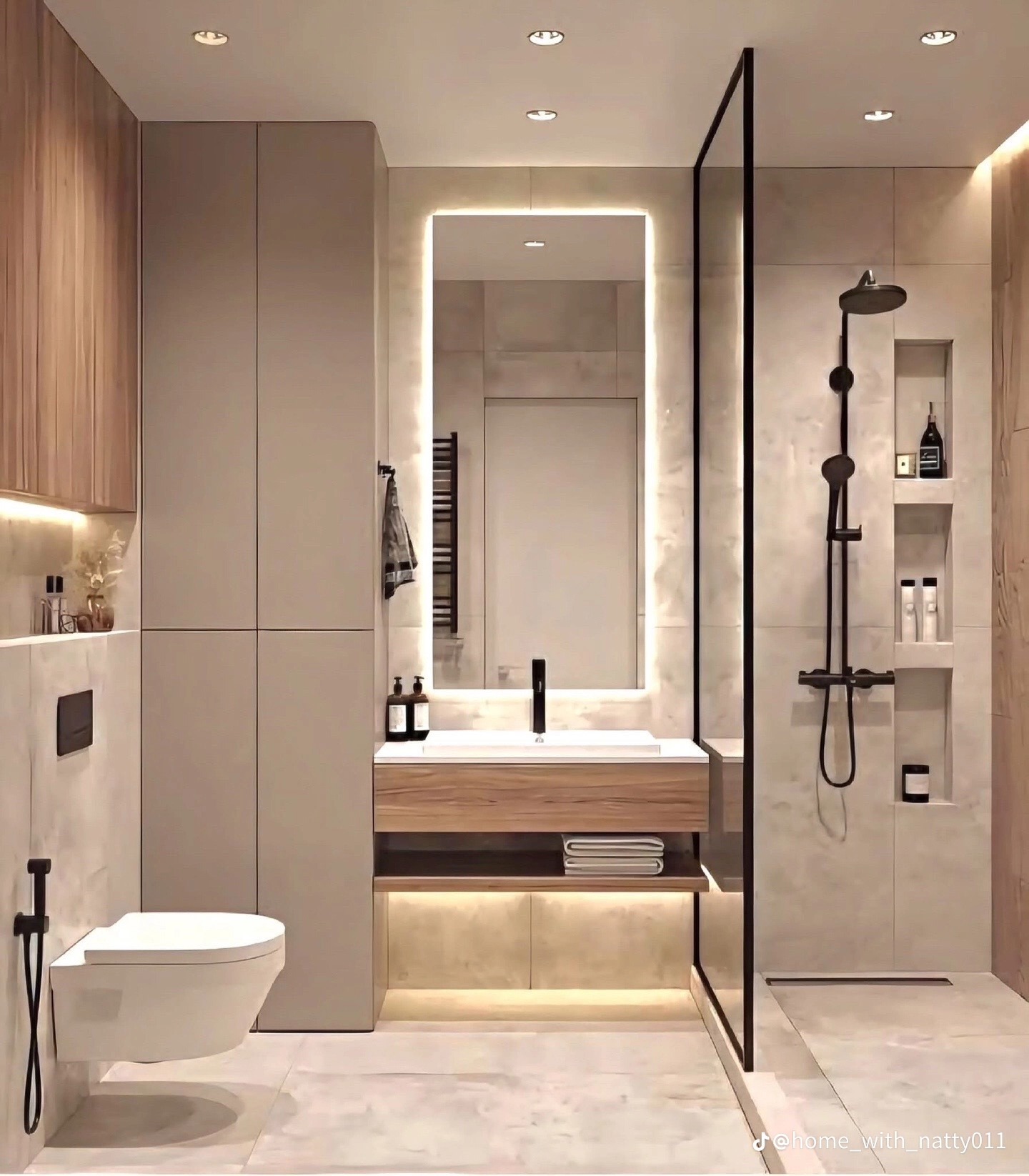 Modern classic bathrooms interior design