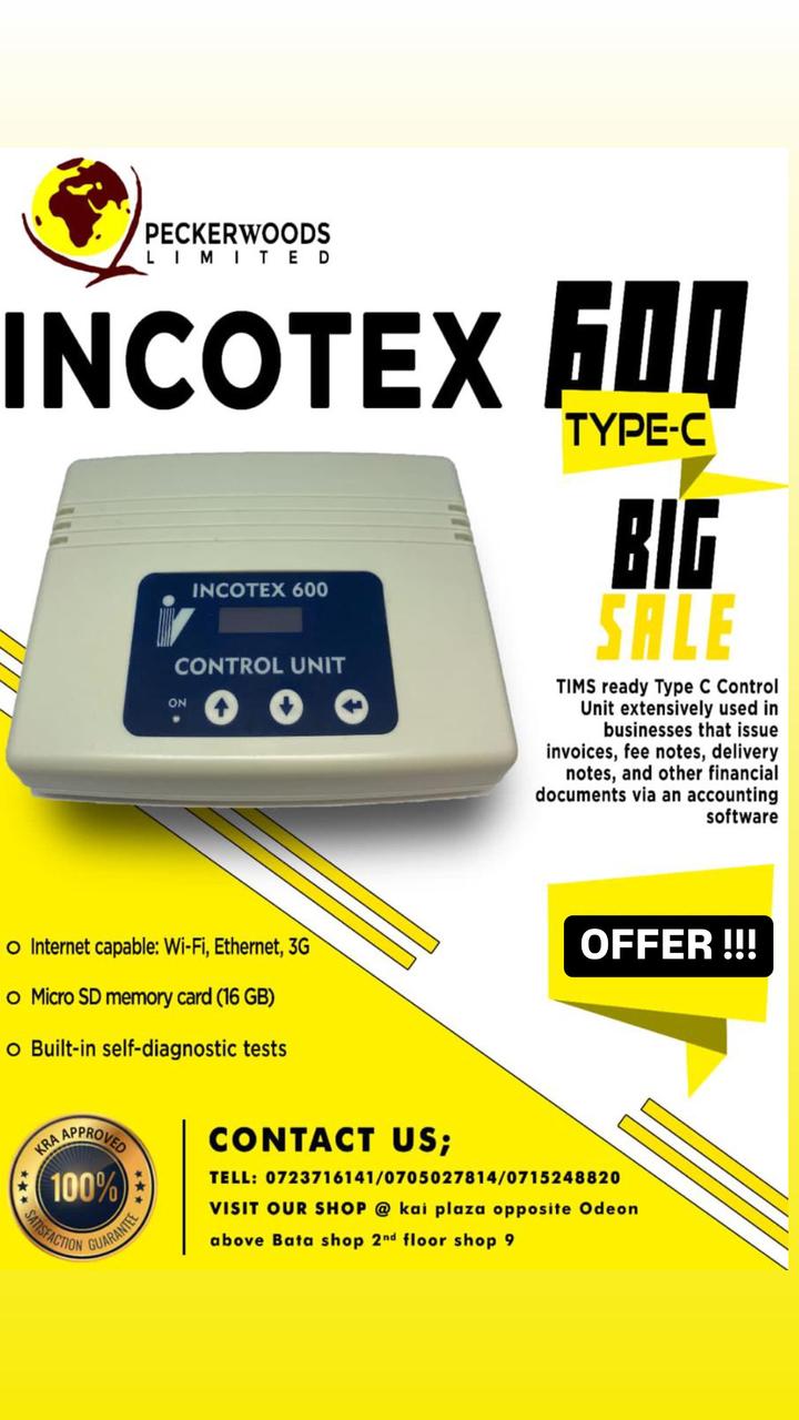 INCOTEX 600 Type C KRA TIMS ESD ETR: Reliable & Secure Tax Invoice Compliance