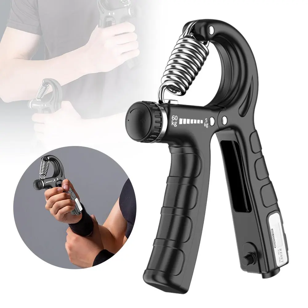 5-60KG Adjustable Hand Grip Strengthener | Wrist Forearm Grip Exerciser