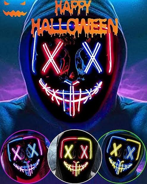 Light up Halloween mask