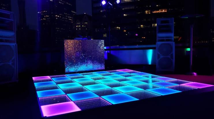 3D led dance floor for hire