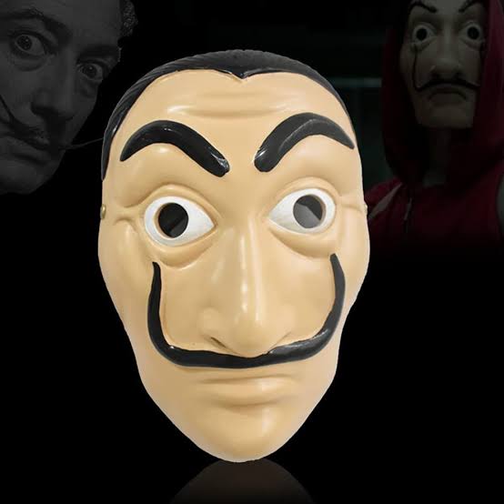Halloween money heist mask