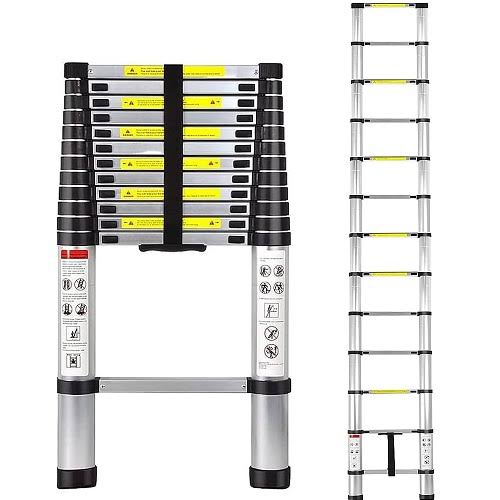 5.0m single telescopic ladder