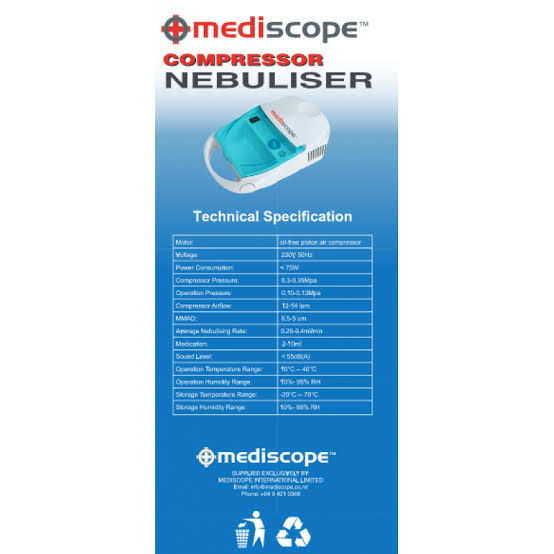 Mediscope compressor nebulizer