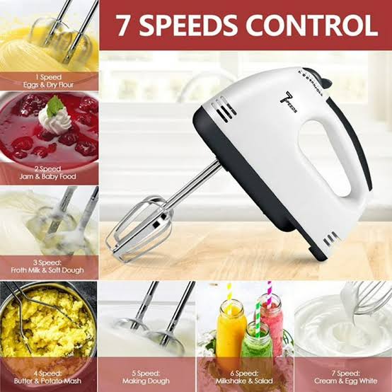 Electromate 7 speed hand mixer