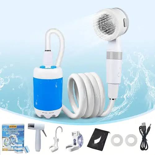 Rechargeable portable shower