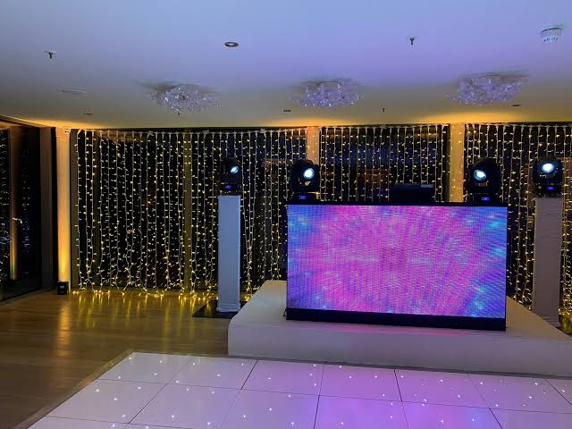 LED DJ booth for hire