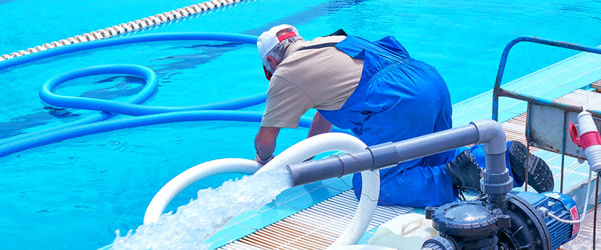 Swimming pool construction and equipment