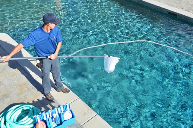 Pool cleaning services