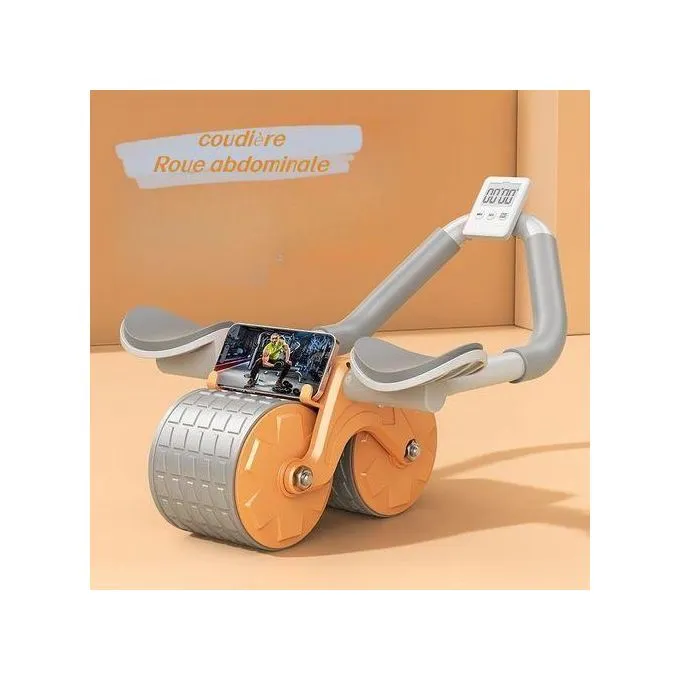 Automatic Rebound Abdominal Wheel with Elbow Support 2 in 1 Abs Roller